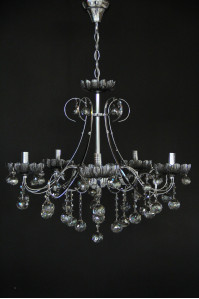 Хрустальная люстра SVLIGHT пятирожковая A21C21/5 хром+черный